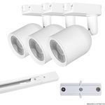 Kit Trilho Elegance 3 Spots de 7W 6500K Branco Avant UN