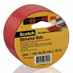 Fita de Demarcação de Solo Scotch Vermelha 50mm x 10m 3M UN