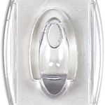 Mini Gancho Transparente com Adesivo 3M UN