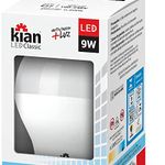 Lâmpada Led A60 9W 6500K Kian UN