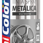 Tinta Spray Metálica Cromado 400Ml Chemicolor UN
