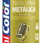Tinta Spray Metálica Dourado 400Ml Chemicolor UN