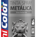 Tinta Spray Metálica Prata 400Ml Chemicolor UN