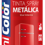 Tinta Spray Metálica Vermelho 400Ml Chemicolor UN