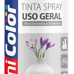 Tinta Spray Uso Geral Branco Fosco 400Ml Chemicolor UN