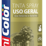 Tinta Spray Uso Geral Dourado 400Ml Chemicolor UN