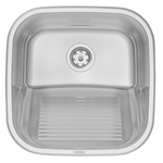 Tanque Encaixe Inox 40X40 Polido Tramontina UN