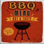 Quadro Pub Sign BBQ Menu Home Decor UN