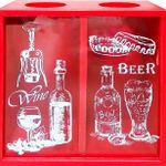 Quadro Porta Rolhas e Tampa Home Decor UN