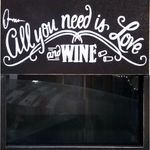Quadro Porta Rolhas All You Need Is Love And Wine Home Decor UN