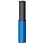 Mangueira Flex Pvc 20M Azul + Suporte e engate Tramontina UN