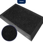 Tapete Sanitizante Preto 38X58cm Kapazi UN