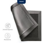 Tapete Sanitizante Preto 38X58cm Kapazi UN