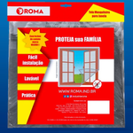 Tela Mosquiteiro com Velco 1X1,25M Roma UN