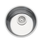 Cuba Inox Alto Brilho Redonda 30Cm com Válvula Tramontina UN