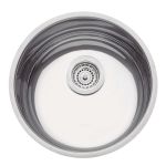 Cuba Inox Alto Brilho Redonda 35Cm com Válvula Tramontina UN