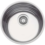 Cuba Inox Alto Brilho Redonda 38Cm com Válvula Tramontina UN