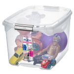 Organizador Plástico Flex 29L Transparente Sanremo UN