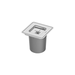 Lixeira de Embutir Aço Inox Clean Square 5L Tramontina UN