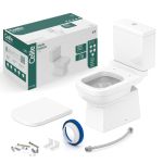 Kit Bacia com Caixa Acoplada Elite Branco Celite UN