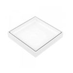 Ralo Oculto Quadrado 15X15cm Branco Astra UN