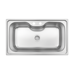 Cuba Inox Morgana Maxi Sobrepor 86X50cm Tramontina UN