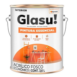 Tinta Acrílica Pintura Essencial 3,6L Branco Glasu GL
