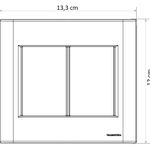 GIZ PLACA 4X4 6 POSTOS GRAF 57200/078 UN