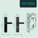 Fechadura Smart de Embutir IFR7000 Preta Intelbras UN