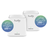 Conjunto Roteador Wifi Mesh Twibi Intelbras UN