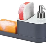 Dispenser para Detergente com Porta Bucha/Sabão Arthi UN