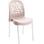 Cadeira Deluxe Nude Forte Plástico UN