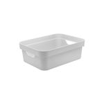 Caixa Organizadora Cube Branca M 10,5 Litros Ou UN