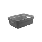 Caixa Organizadora Cube Chumbo M 10,5 Litros Ou UN