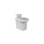 Dispenser para Detergente e Organizador Branco Fosco Ou UN
