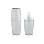 Conjunto Tule para Banheiro 2 Peças Transparente Ou UN