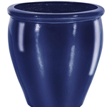 Vaso Romano 52X50 Azul Metal Rotogarden UN