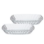 Conjunto 2 Bowls Retangulares em Vidro 10X16cm Pasabahçe UN