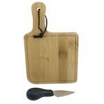 Conjunto para Queijo 2 Peças em Bambu Dynasty UN