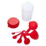 Conjunto 8 Peças Medidoras Plásticas Sortido Clink UN