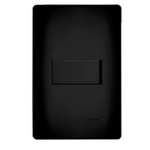 Conjunto Interruptor Simples Habitat Preto Fame UN