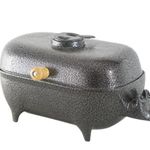 Churrasqueira Porquinho 37X23 Preta Parlumin UN