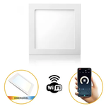 Luminária Smart Embutir Quadrada 18W Dimerizável Gaya UN