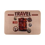 Tapete Travel em Linho e Borracha Hudson UN