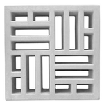 Cobogó 39,5x39,5x7 Taco Chines MM Pré-Moldados UN