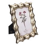 Porta Retrato em Resina Bambu 10X15 Cor Ouro L'hermitage UN