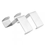 Kit com 2 Ganchos Inox 8Cm Clink UN
