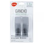Kit com 2 Ganchos Inox 8Cm Clink UN