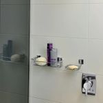 Suporte Porta Shampoo Inox Cromado Future UN