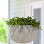 Vaso Cozy Médio Cinza com Suspensão Keter UN